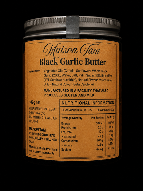 Black Garlic Butter